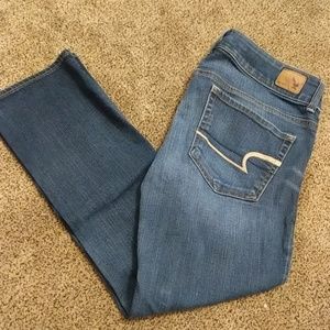 American Eagle Skinny Size 6 Artist Crop Jeans